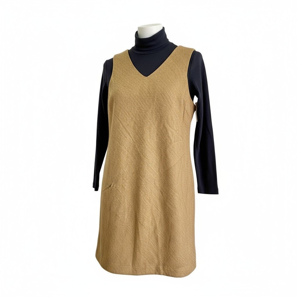 Amanda Smith Vintage Black / Golden Dress Set Suit NWT Business Classic‎